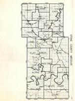Stone County, Grant, Union, Hurley, Cass, Oto, Logan, Flat Creek, Ruth, Alpine, Missouri State Atlas 1940c